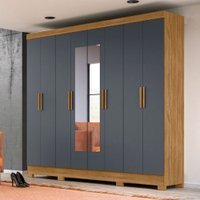 Guarda Roupa Moval Diplomata 8 Portas 4 Gavetas com Espelho 94036000