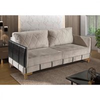 Sofá Boutique Konforto Living Mônaco De Veludo