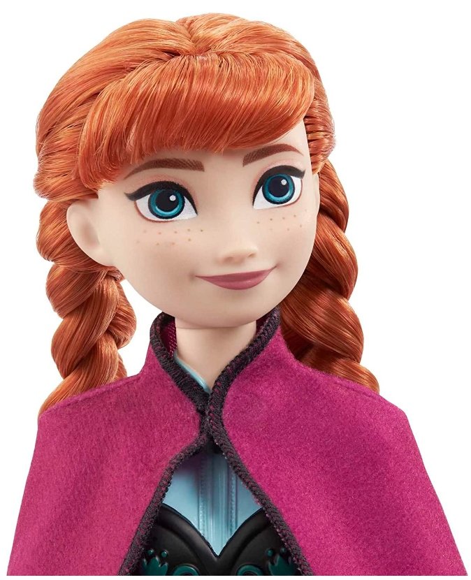 Boneca Disney Frozen - Anna - HLW49 - Mattel - Real Brinquedos