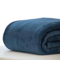 Cobertor Solteiro Scavone Microfibra Marinho