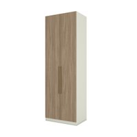 Guarda-Roupa / Roupeiro Solteiro Modulado Predileto 2 Portas Henn MCI08-184 - Marrom