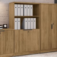 Armário Para Escritório 2 Portas Itapua Kappesberg 1012A-IT - Marrom