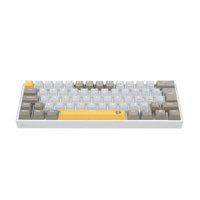 Teclado Gamer Lakshmi Amarelo-Branco-Cinza Switch Marrom Redragon