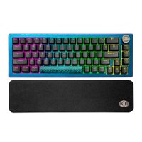 Teclado Mecânico Gamer Cooler Master Azul com Switch Marrom MK-721-CKTM1-US Wirelles USB/2,4GHz/Bluetooth