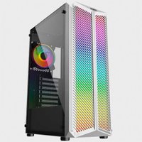 Gabinete Gamer OEX Haven GH300 Branco Tipo ATX Lateral em Vidro