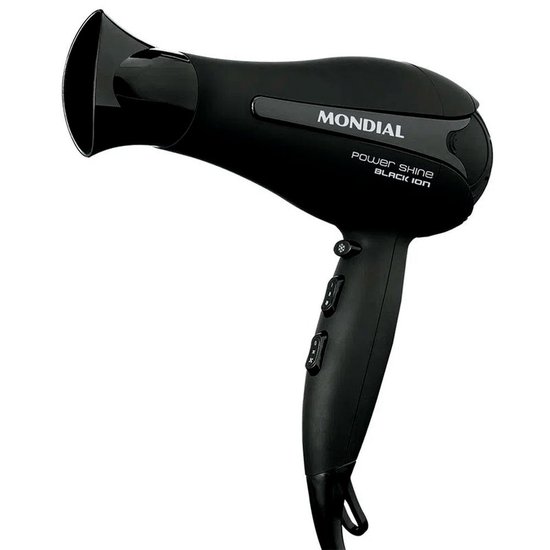 Secador Mondial SC-13 Power Shine Black Íon 1900W 127V