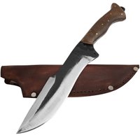 Faca Fighter Full Tang Artesanal 8 Faca De Luta Monobloco 4mm Brut Forj 910037