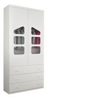 Guarda-Roupa / Roupeiro Infantil Phoenix 2 Portas 5550 - Branco
