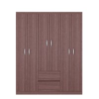 Guarda-Roupa / Roupeiro 6 Portas 2 Gavetas Poquema A951.66 - Cappucino