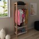 Armário Closet com Prateleira Multimóveis CR35007 Branco/Amêndoa