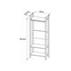 Armário Closet com Prateleira Multimóveis CR35007 Branco/Amêndoa