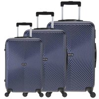 Conjunto Malas Rígidas Orion (P + M + G) Azul
