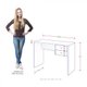 Escrivaninha Zanzini Intelectual Com 2 Gavetas - Natura/Off White