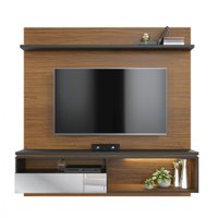 Home Colibri Suspenso Guarujá Para TV até 60 Polegadas - Noce Milano/Preto Fosco
