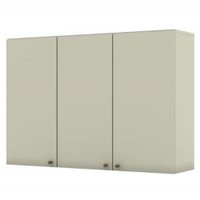 Armário Aéreo Henn 3 Portas 120 cm Essência C550 - Areia