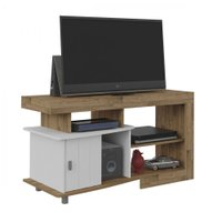 Rack Royal 122 cm Artely - Rustico com Branco