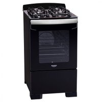 Fogão Dako Diplomata 4 Bocas Com Forno 60L - Preto