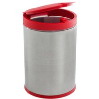 Lixeira 4 L Lixeira para cozinha Br Balde Removível Vermelha 3050212 Vermelho