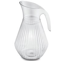 Jarra Axe Canelada Com Alça 2L Jarra Plástica Água E Suco UZ UZ666TR Transparente