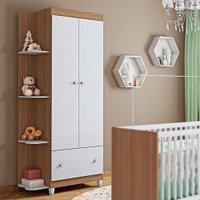 Guarda-Roupa / Roupeiro Guttti Flex Estrela Infantil Em Madeira - Branco