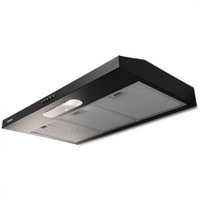 Depurador De Ar Suggar 6 Bocas Slim 80 cm - Preto