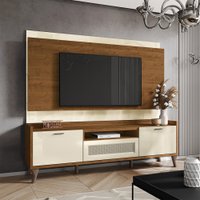 Bancada Rack Mobler Para TV Arcade 1.8 - Nature/Off White