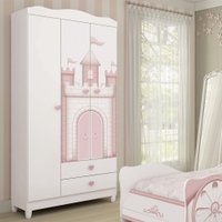 Guarda-Roupa / Roupeiro Estrela Sophia 3 Portas Infantil - Branco