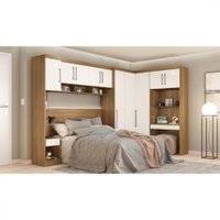 Guarda-Roupa / Roupeiro Demóbile Modulado Modena Casal 77017/03 - Amendola/Branco
