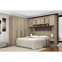 Guarda-Roupa / Roupeiro Demóbile Modena Modulado Casal 77001/03 - Nogal Touch
