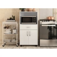 Balcão Demobile P/ Forno E Micro-ondas 2 Portas 1 Gaveta Oven 92210/03 - Branco