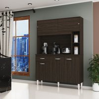 Kit Cozinha Poquema Duda 5 Portas 120 - Chocolate