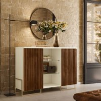 Balcão Buffet Mobler Metallic 1.3 - Palisandro/Off White
