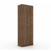 Armário para escritório com 2 portas e 4 prateleiras ME 4105 Tecno Mobili - Nogal