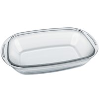 Assadeira Retangular 1,8L Sempre Nadir Travessa de Vidro Temperado Com Alças 7891155018674 Transparente