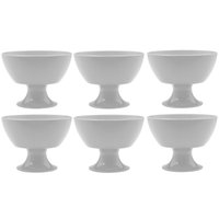 Conjunto 6 Taças Para Sobremesa Luna 300ml Jogo De Sobremesa Branca TS210BCFX6 Branco