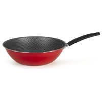 Frigideira Wok Oriental Antiaderente 24cm Essencial com Cabo Multiflon 51124 Vermelho
