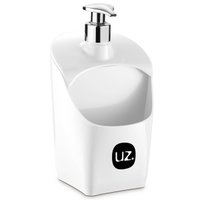 Dispenser Porta Detergente E Esponja Organizador De Pia Uz UZ367BR Branco