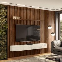 Home Mobler Suspenso Project C/ Gavetas e Prate 2,50m - Palisandro/Off White
