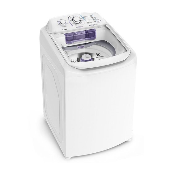 Lavadora de Roupa Automática 12kg Cesto em Inox Electrolux LAC12