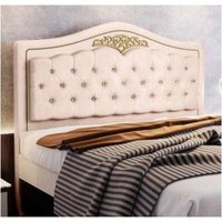 Cabeceira JS Belize 195  cm Para Cama Box - Marfim