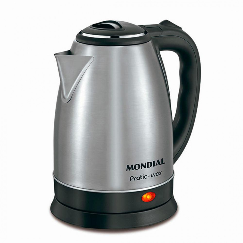 Chaleira Elétrica Mondial 2Litros79520-02 - Preto com Inox