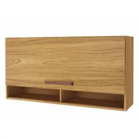 Armário Indekes Monza 1 Porta Basico 120 cm - FREIJO