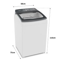 Lavadora Brastemp 17 kg Com Ciclo tira Manchas e Antibolinhas - Branco