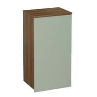 Armário Luciane Aéreo Fabi 40  cm 1 Porta - Avela/Verde Jade