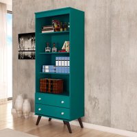 Estante Movelbento Retro 2 Gavetas - Turquesa