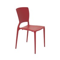 Banqueta Alta PB21 - Pozza - Vermelho