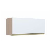 Armário Aéreo Para Cozinha Basculante Be Mobiliario Cook - Nature com Branco PINT