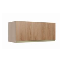 Armário Aéreo Para Cozinha Basculante Be Mobiliario Cook - Nature com Madeira