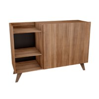 Balcão Multiuso Savannah Aparador Buffet Bar 78x113x38cm Estilare - Madeirado