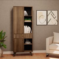 Multiuso Livreiro Estante Toledo 180x70x36cm em MDP Estilare Móveis - Madeirado